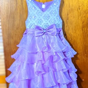 Little Girls frilly party dress or flower girl dress